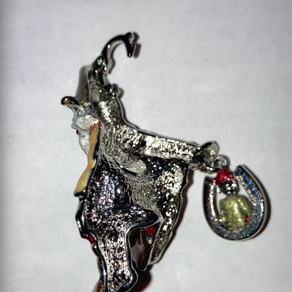 NWOT KIRK’S FOLLY GNOME RARE ST w/matching horseshoe earrings set $79 - Picture 5 of 10